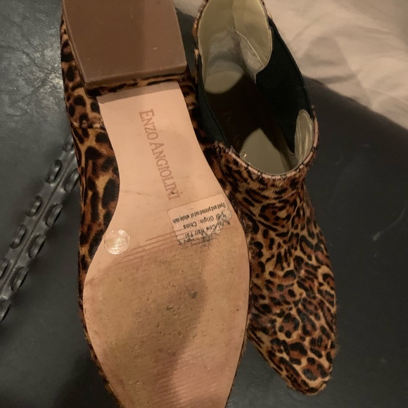 From Enzo Angiolini - size 8 1/2 , adorable leopard booties! Worn three times. - Picture 6 of 6